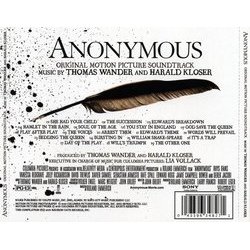 Anonymous Soundtrack (Harald Kloser, Thomas Wanker) - CD Trasero