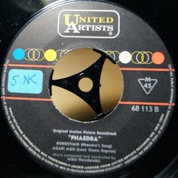 Phaedra Soundtrack (Mikis Theodorakis) - cd-cartula