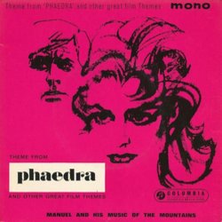 Theme From Phaedra And Other Great Film Tunes Soundtrack (Various Artists, Mario Nascimbene, Riz Ortolani, Mikis Theodorakis) - Cartula