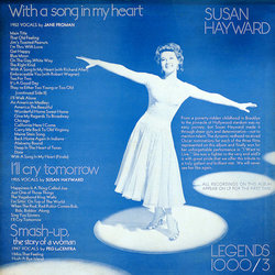 Susan Hayward: With A Song In My Heart Soundtrack (Various Artists, Susan Hayward, Alex North, Frank Skinner) - CD Trasero