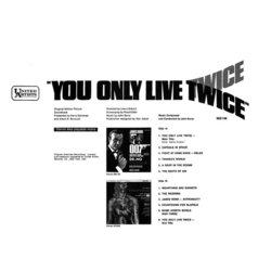 You Only Live Twice Soundtrack (John Barry) - CD Trasero