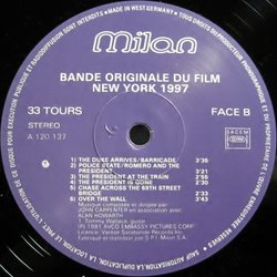 New-York 1997 Soundtrack (John Carpenter, Alan Howarth) - cd-cartula