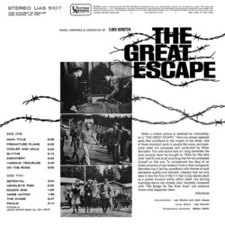 The Great Escape Soundtrack (Elmer Bernstein) - CD Trasero