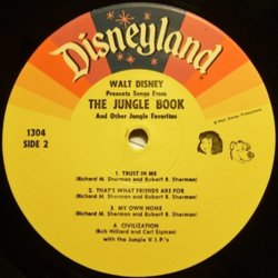 The Jungle Book Soundtrack (Various Artists, George Bruns) - cd-cartula