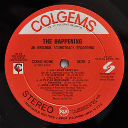 The Happening Soundtrack (Frank DeVol) - cd-cartula