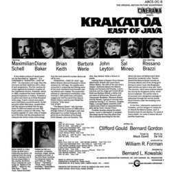 Krakatoa: East of Java Soundtrack (Frank DeVol) - CD Trasero