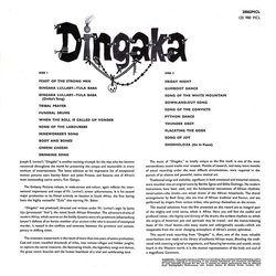 Dingaka Soundtrack (Eddie Domingo, Bertha Egnos, Basil Gray) - CD Trasero