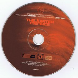 The Jupiter Menace Soundtrack (Larry Fast) - cd-cartula