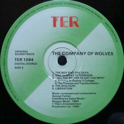 The Company of Wolves Soundtrack (George Fenton) - cd-cartula