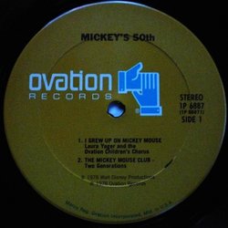 Mickey's 50th Soundtrack (Various Artists) - cd-cartula