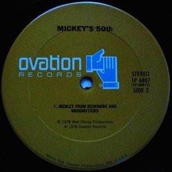 Mickey's 50th Soundtrack (Various Artists) - cd-cartula
