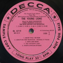 The Young Lions Soundtrack (Hugo Friedhofer) - cd-cartula