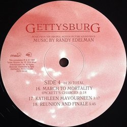 Gettysburg Soundtrack (Randy Edelman) - cd-cartula