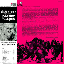 Planet of the Apes Soundtrack (Jerry Goldsmith) - CD Trasero