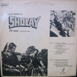 Sholay Soundtrack (Rahul Dev Burman) - CD Trasero
