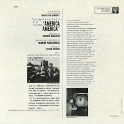 America America Soundtrack (Manos Hadjidakis) - CD Trasero