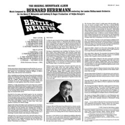 Battle of Neretva Soundtrack (Bernard Herrmann) - CD Trasero