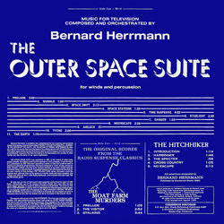 The Outer Space Suite / The Moat Farm Murders / The Hitchiker Soundtrack (Bernard Herrmann) - CD Trasero
