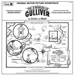 The 3 Worlds of Gulliver Soundtrack (Bernard Herrmann) - CD Trasero