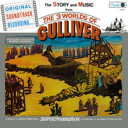 The 3 Worlds of Gulliver Soundtrack (Bernard Herrmann) - Cartula