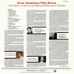 Great Americana Film Scores Soundtrack (Hugo Friedhofer, Bernard Herrmann, Alfred Newman, Franz Waxman) - CD Trasero
