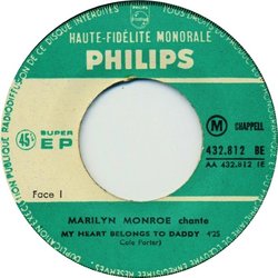 Marilyn Monroe chante My Heart Belongs To Daddy Soundtrack (Various Artists) - cd-cartula