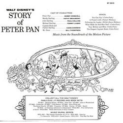Walt Disney's Story And Songs From Peter Pan Soundtrack (Oliver Wallace) - CD Trasero
