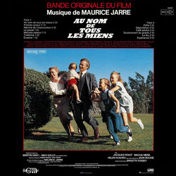 Au Nom de Tous les Miens Soundtrack (Maurice Jarre) - CD Trasero