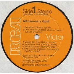 Mackenna's Gold Soundtrack (Jos Feliciano, Quincy Jones) - cd-cartula