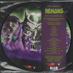 Demons Soundtrack (Claudio Simonetti) - CD Trasero