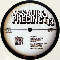 Assault on Precinct 13 Soundtrack (John Carpenter) - cd-cartula