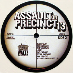 Assault on Precinct 13 Soundtrack (John Carpenter) - cd-cartula