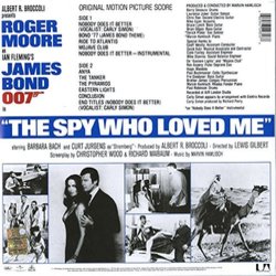 The Spy Who Loved Me Soundtrack (Marvin Hamlisch) - CD Trasero
