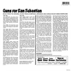 Guns for San Sebastian Soundtrack (Ennio Morricone) - CD Trasero