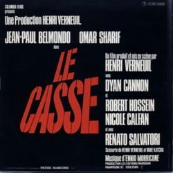 Le Casse Soundtrack (Ennio Morricone) - CD Trasero