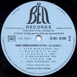 Le Casse Soundtrack (Ennio Morricone) - cd-cartula