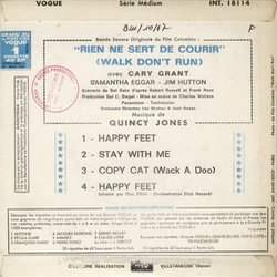 Rien ne sert de courir Soundtrack (Quincy Jones) - CD Trasero