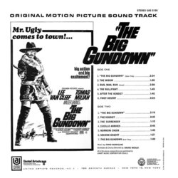 The Big Gundown Soundtrack (Ennio Morricone) - CD Trasero