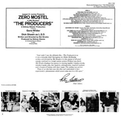 The Producers Soundtrack (John Morris) - CD Trasero