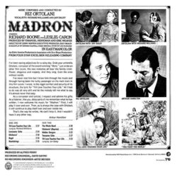 Madron Soundtrack (Riz Ortolani) - CD Trasero