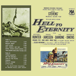 Hell to Eternity Soundtrack (Leith Stevens) - CD Trasero
