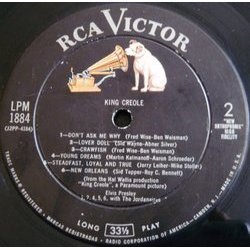 King Creole Soundtrack (Elvis Presley, Walter Scharf) - cd-cartula