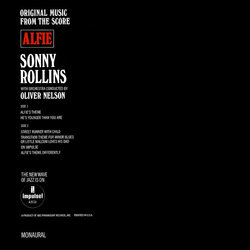 Alfie Soundtrack (Sonny Rollins) - CD Trasero