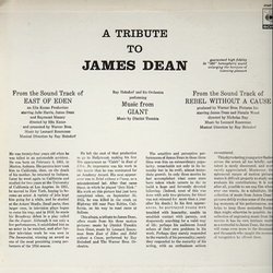 A Tribute to James Dean Soundtrack (Ray Heindorf Orchestra, Leonard Rosenman, Dimitri Tiomkin) - CD Trasero
