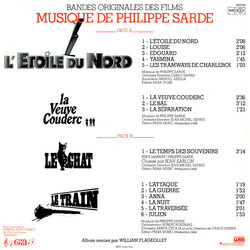 Simenon - Granier-Deferre Soundtrack (Philippe Sarde) - CD Trasero