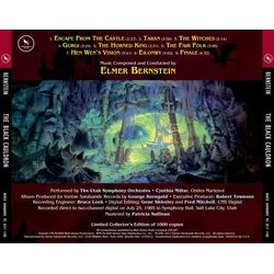 The Black Cauldron Soundtrack (Elmer Bernstein) - CD Trasero