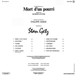 Mort d'un Pourri Soundtrack (Stan Getz, Philippe Sarde) - CD Trasero