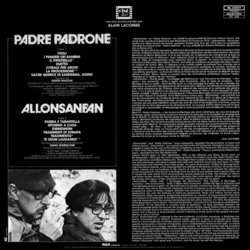 Padre Padrone / Allonsanfn Soundtrack (Egisto Macchi, Ennio Morricone) - CD Trasero