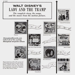 Lady and the Tramp Soundtrack (Various Artists, Oliver Wallace) - CD Trasero