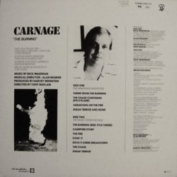 Carnage Soundtrack (Rick Wakeman) - CD Trasero